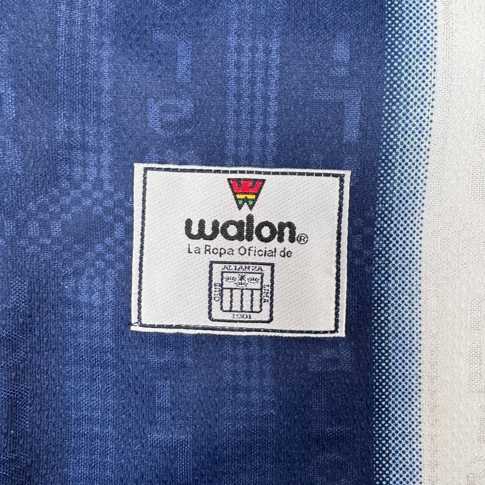 Vintage Alianza Lima Jersey Mens L Walon LG Cable Magico Peru Soccer #8 90s - Picture 3 of 8